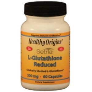 L-Glutathione Reduced Setria 500 mg (60 caps) Healthy Origins